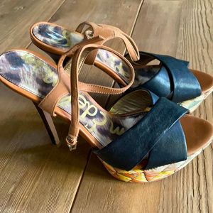 Sam Edelman platform sandals heels